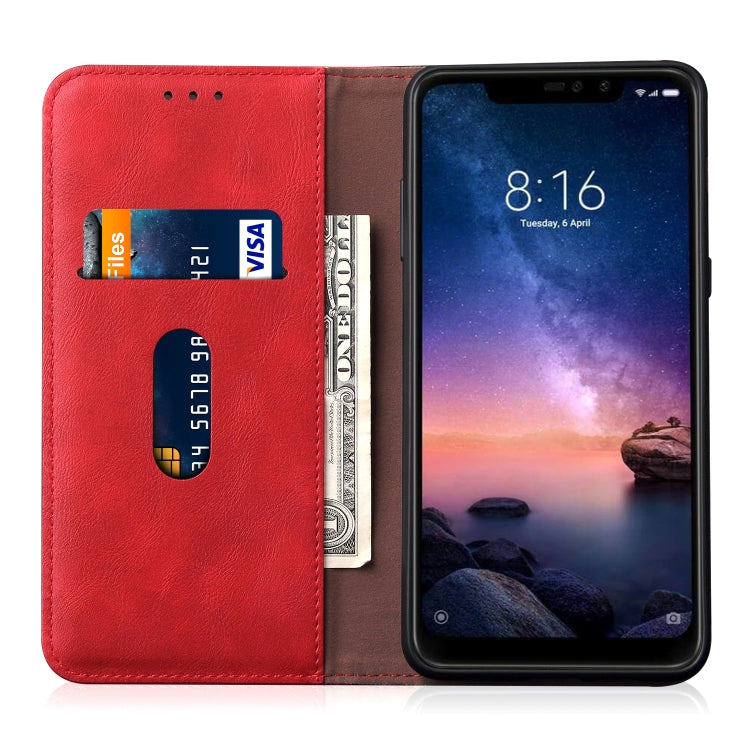 Casual Style Retro Crazy Horse Texture Horizontal Flip Leather Case for Xiaomi Redmi 6 Pro / MI A2 lite, with Card Slots & Holder & Wallet