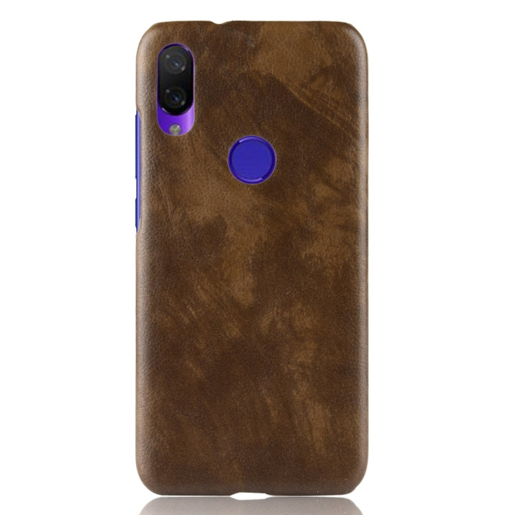 Shockproof Litchi Texture PC + PU Case for Xiaomi Redmi 7