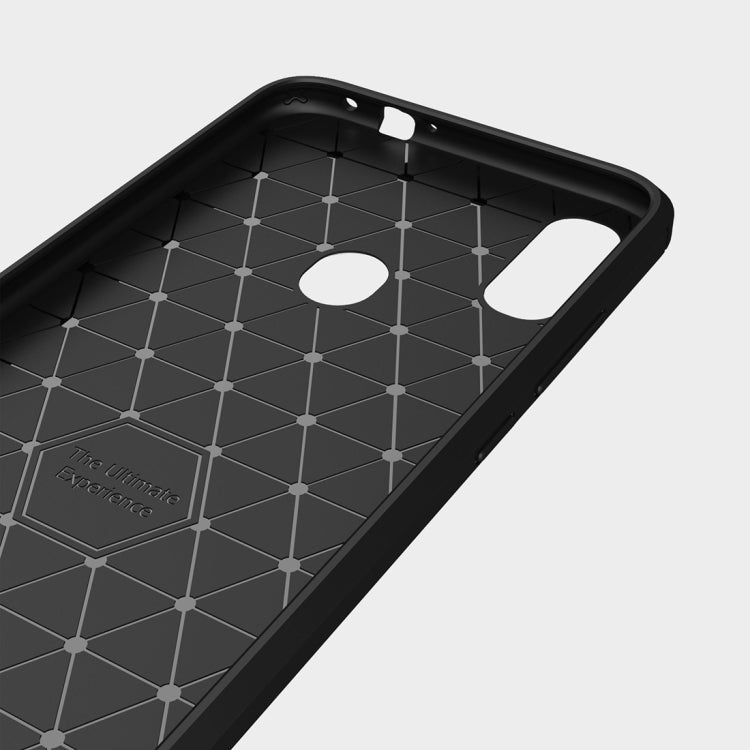 Brushed Texture Carbon Fiber TPU Case for Xiaomi Redmi Note 7 / Redmi Note 7 Pro