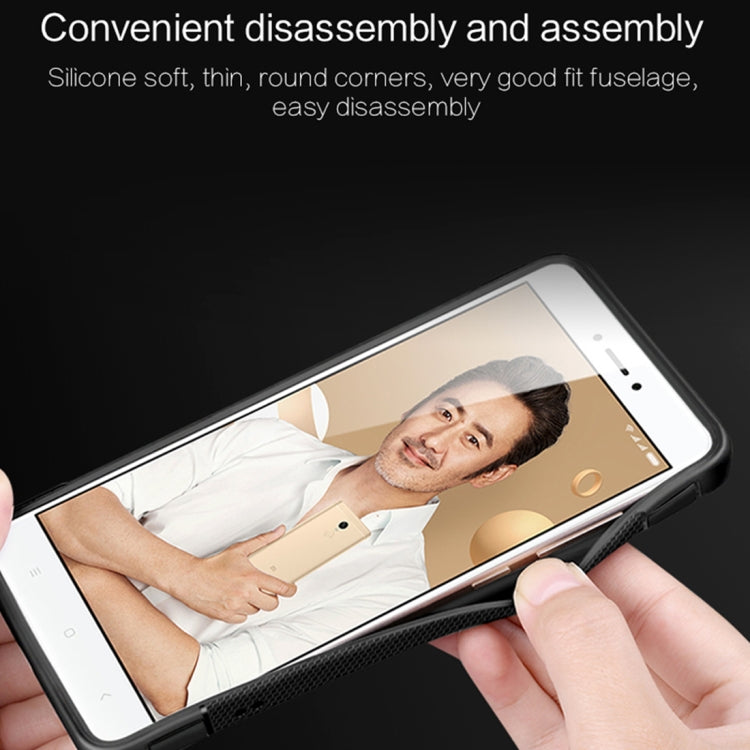 MOFI for Mysterious Series Xiaomi Redmi Note 4X Shockproof Protective Back Cover Case with Magnetic Rotatable Ring Holder