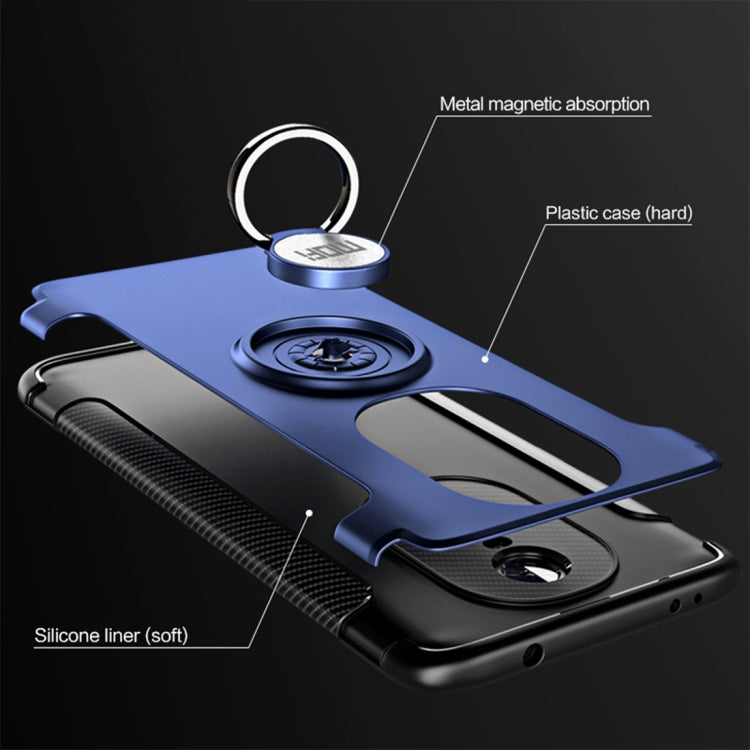 MOFI for Mysterious Series Xiaomi Redmi Note 4X Shockproof Protective Back Cover Case with Magnetic Rotatable Ring Holder