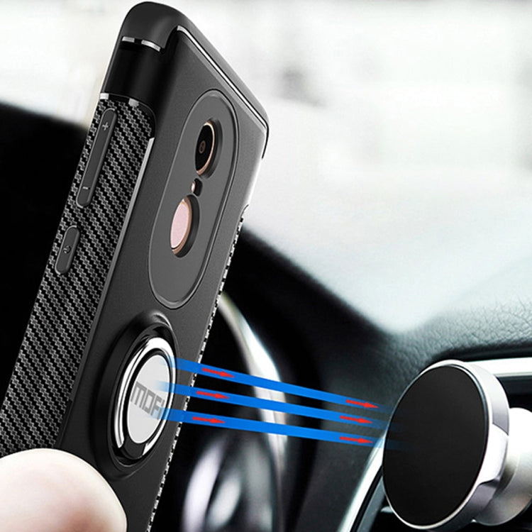 MOFI for Mysterious Series Xiaomi Redmi Note 4X Shockproof Protective Back Cover Case with Magnetic Rotatable Ring Holder