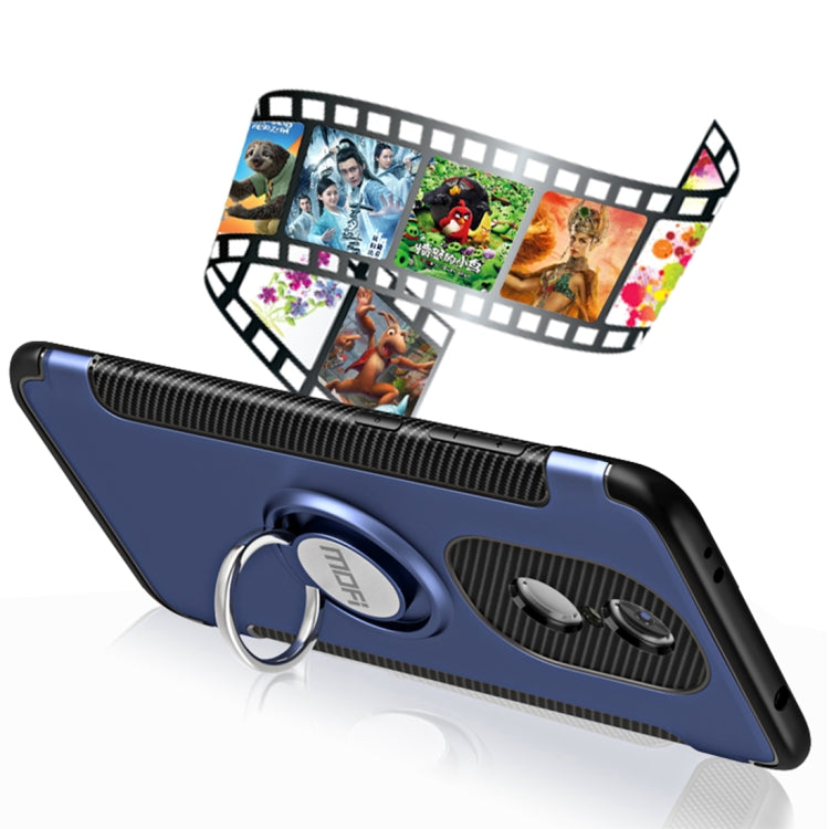 MOFI for Mysterious Series Xiaomi Redmi Note 4X Shockproof Protective Back Cover Case with Magnetic Rotatable Ring Holder