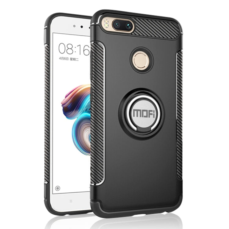MOFI Mysterious Series Xiaomi Mi 5X / A1 Shockproof Protective Back Cover Case with Magnetic Rotatable Ring Holder
