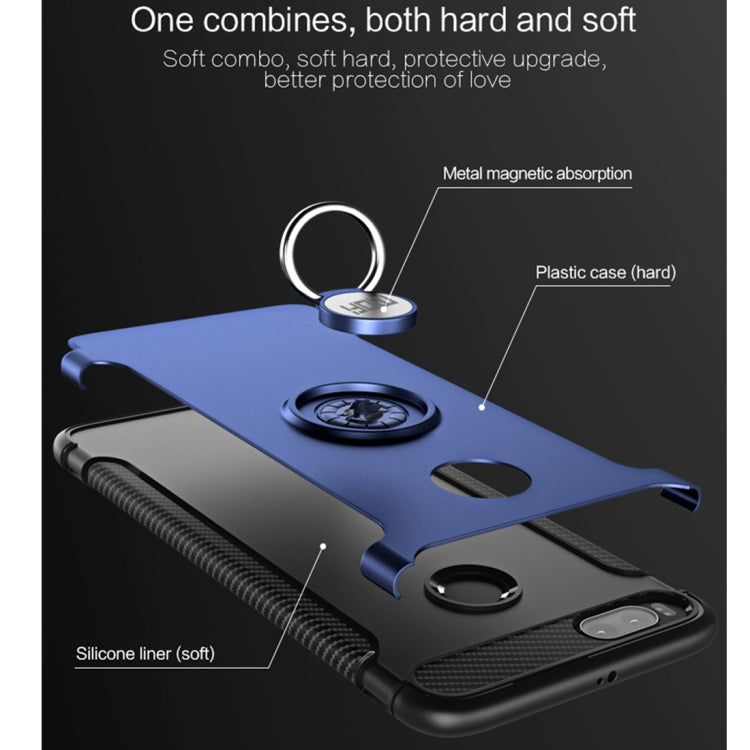 MOFI Mysterious Series Xiaomi Mi 5X / A1 Shockproof Protective Back Cover Case with Magnetic Rotatable Ring Holder