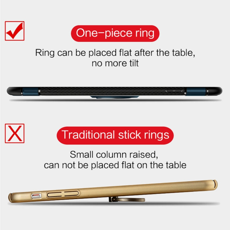 MOFI Mysterious Series Xiaomi Mi 5X / A1 Shockproof Protective Back Cover Case with Magnetic Rotatable Ring Holder