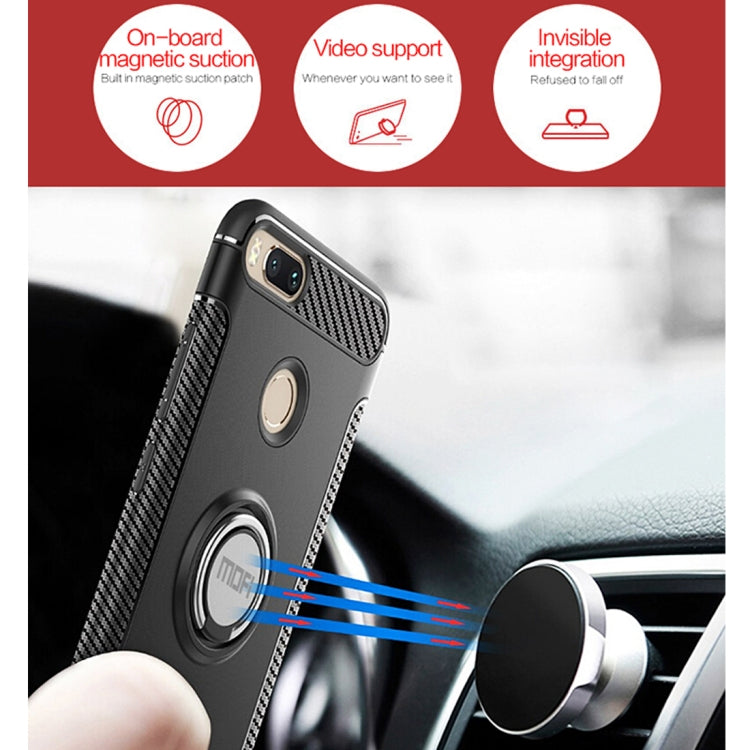 MOFI Mysterious Series Xiaomi Mi 5X / A1 Shockproof Protective Back Cover Case with Magnetic Rotatable Ring Holder