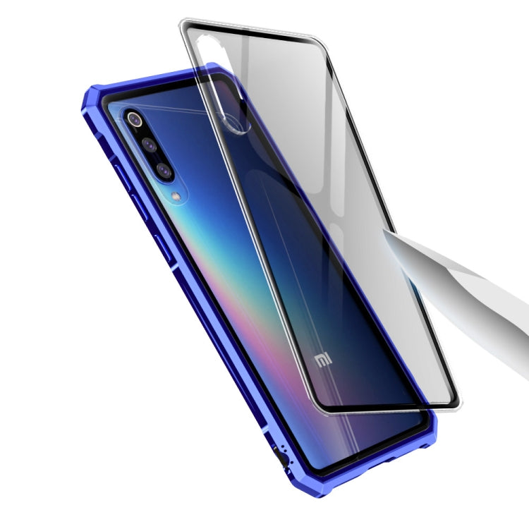 Snap-on Aluminum Frame and Tempered Glass Back Plate Case for Xiaomi 9