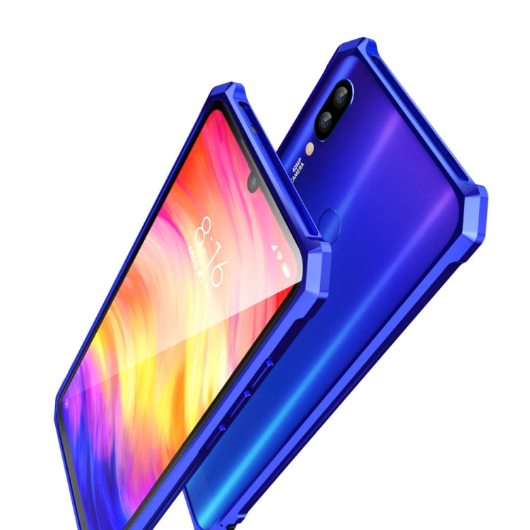 Snap-on Aluminum Frame Case for Red Mi Note 7