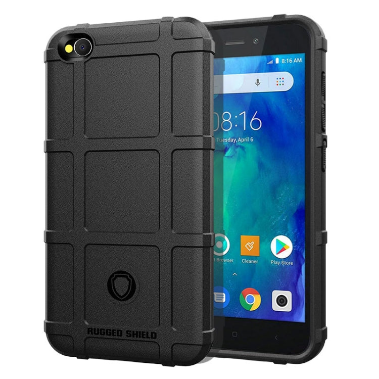 Shockproof Rugged Shield Full Coverage Protective Silicone Case for RedMi Go