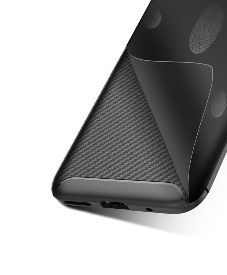 Beetle Series Carbon Fiber Texture Shockproof TPU Case for XiaoMi RedMi Go(Blue)