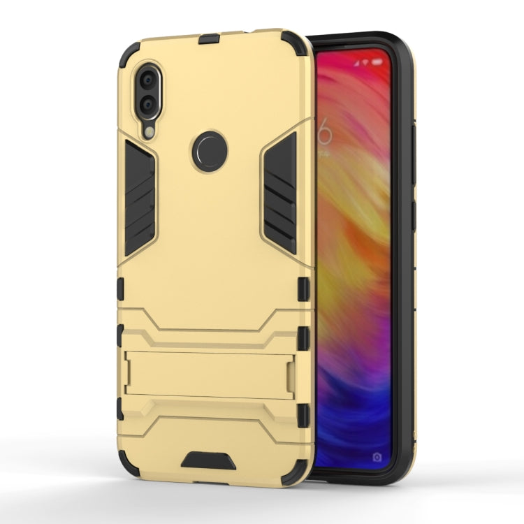 Shockproof PC + TPU Case for XiaoMi RedMi Note 7, with Holder