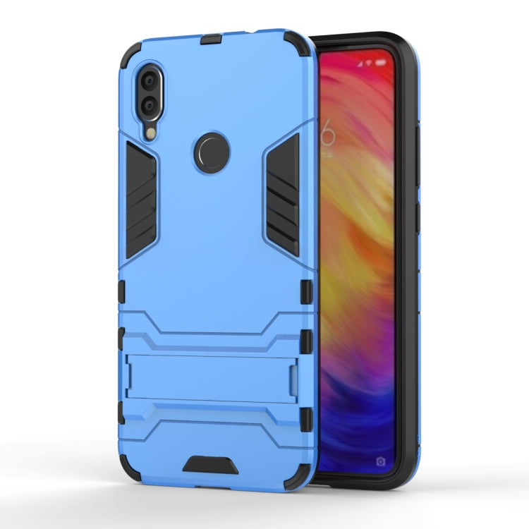 Shockproof PC + TPU Case for XiaoMi RedMi Note 7, with Holder