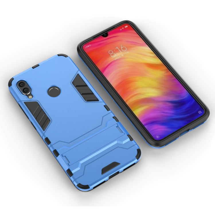 Shockproof PC + TPU Case for XiaoMi RedMi Note 7, with Holder