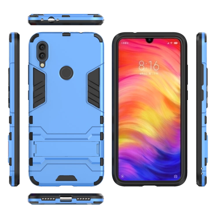 Shockproof PC + TPU Case for XiaoMi RedMi Note 7, with Holder