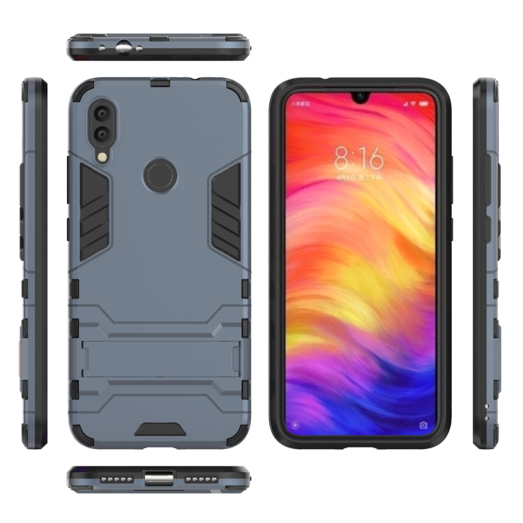 Shockproof PC + TPU Case for XiaoMi RedMi Note 7, with Holder