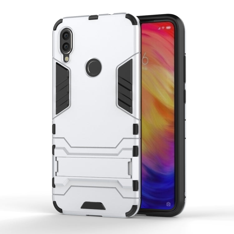 Shockproof PC + TPU Case for XiaoMi RedMi Note 7, with Holder