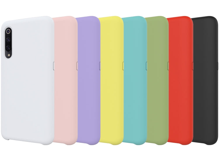 Solid Color Liquid Silicone Dropproof Protective Case for Xiaomi Mi 9