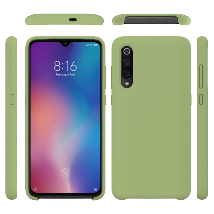 Solid Color Liquid Silicone Dropproof Protective Case for Xiaomi Mi 9