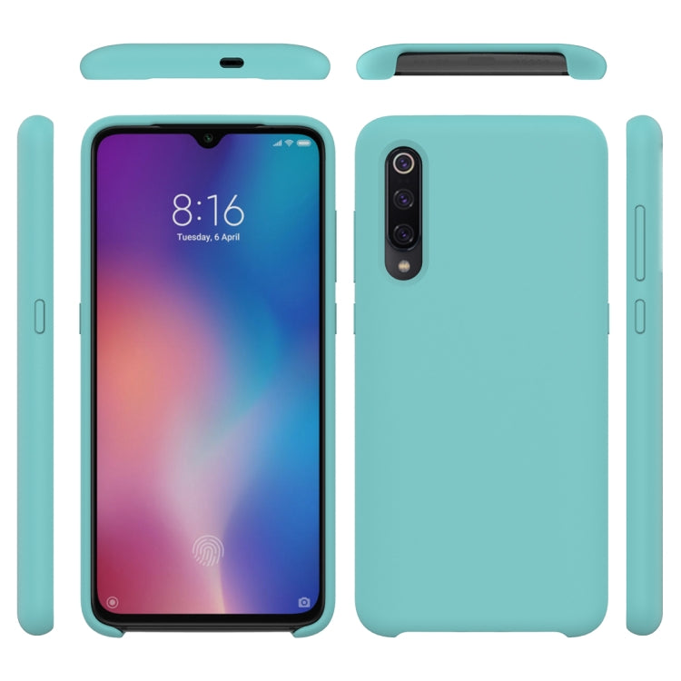 Solid Color Liquid Silicone Dropproof Protective Case for Xiaomi Mi 9