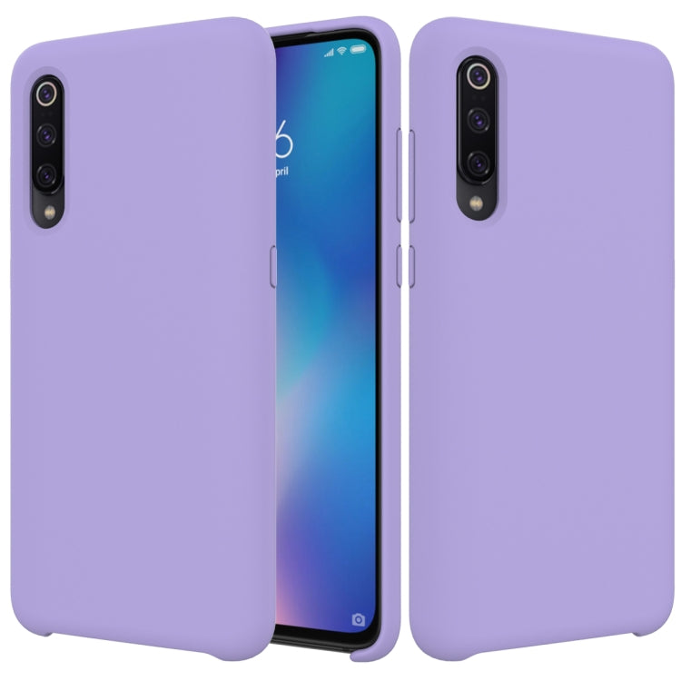 Solid Color Liquid Silicone Dropproof Protective Case for Xiaomi Mi 9