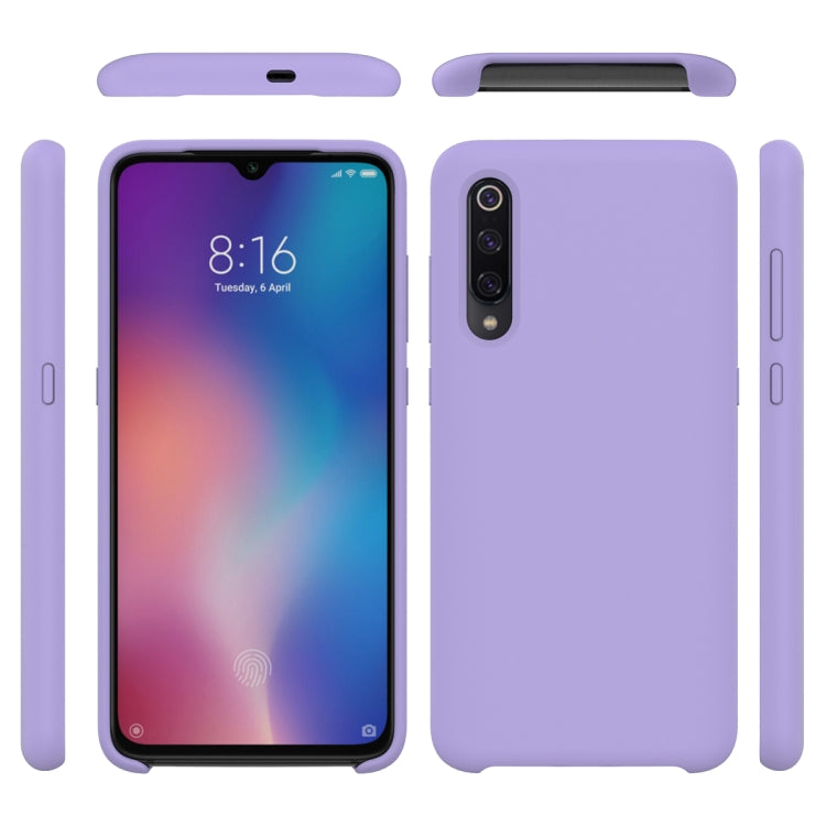 Solid Color Liquid Silicone Dropproof Protective Case for Xiaomi Mi 9