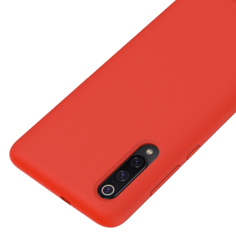 Solid Color Liquid Silicone Dropproof Protective Case for Xiaomi Mi 9