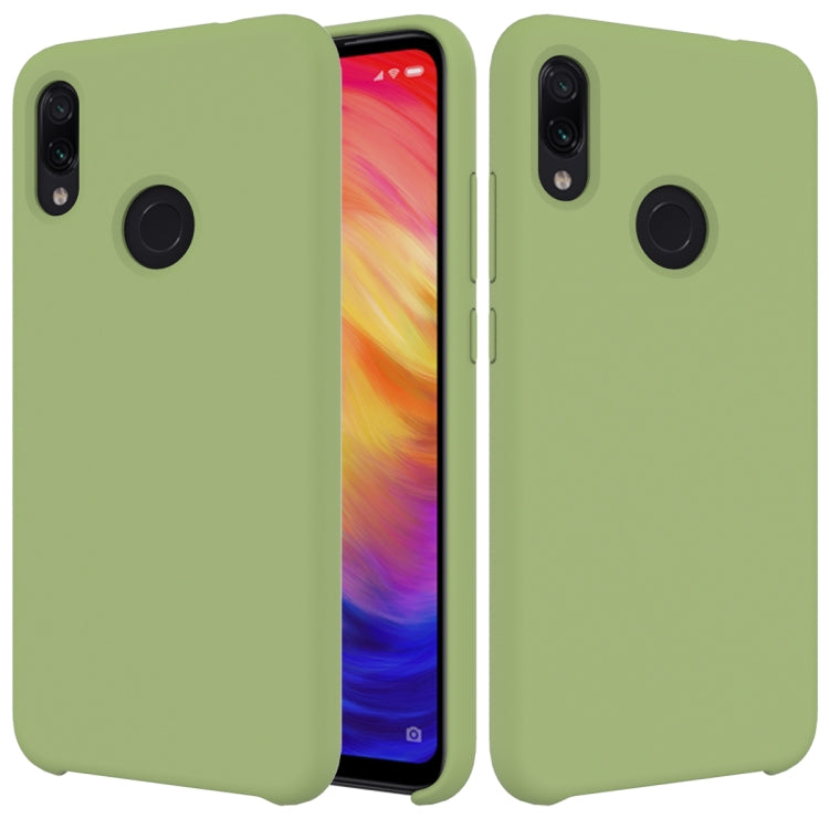 Solid Color Liquid Silicone Dropproof Protective Case for Xiaomi Redmi Note 7