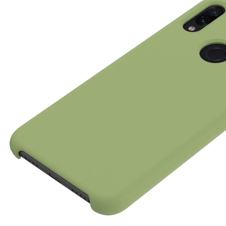Solid Color Liquid Silicone Dropproof Protective Case for Xiaomi Redmi Note 7