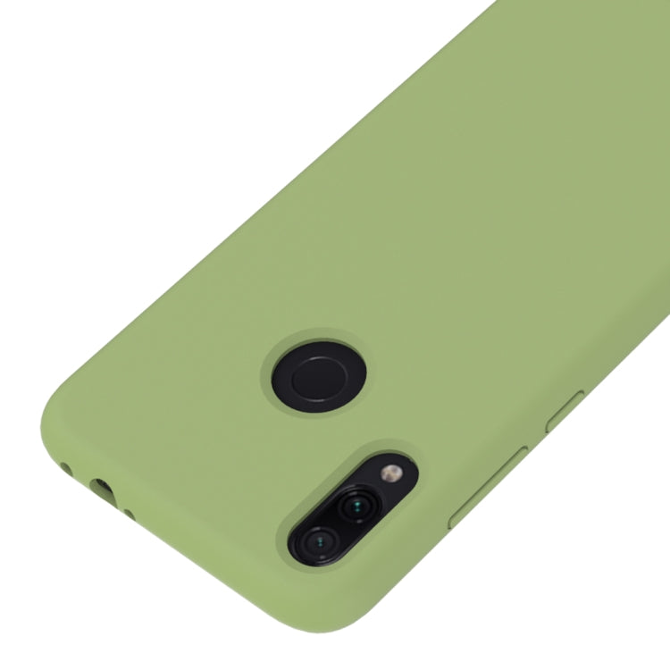 Solid Color Liquid Silicone Dropproof Protective Case for Xiaomi Redmi Note 7