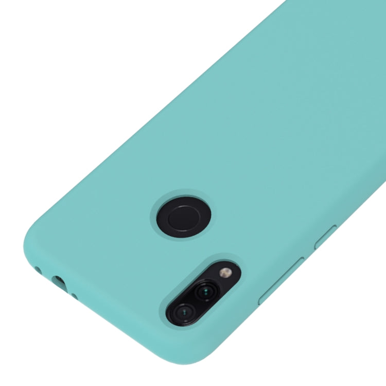 Solid Color Liquid Silicone Dropproof Protective Case for Xiaomi Redmi Note 7