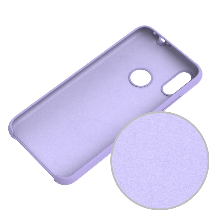 Solid Color Liquid Silicone Dropproof Protective Case for Xiaomi Redmi Note 7