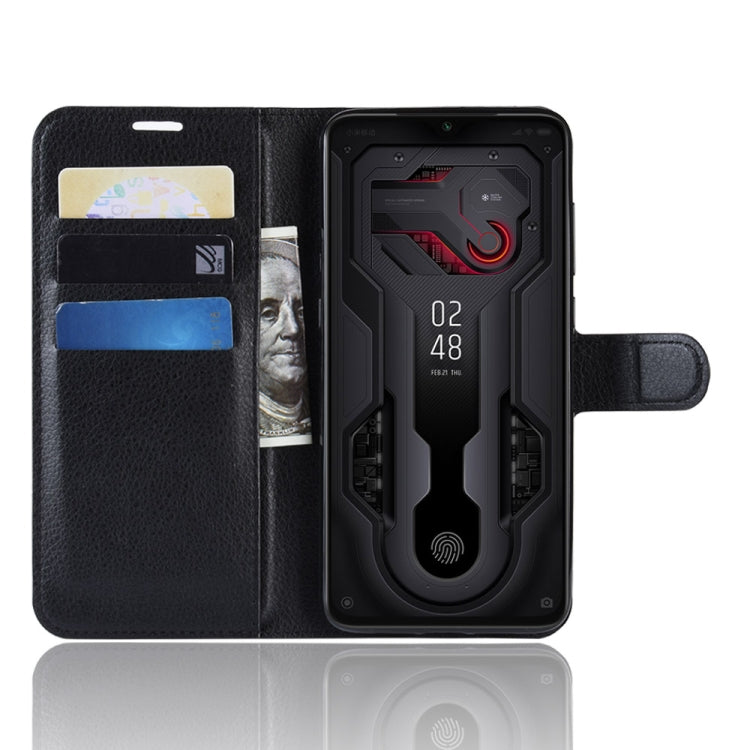 Litchi Texture Horizontal Flip Leather Case for Xiaomi Mi9, with Wallet & Holder & Card Slots