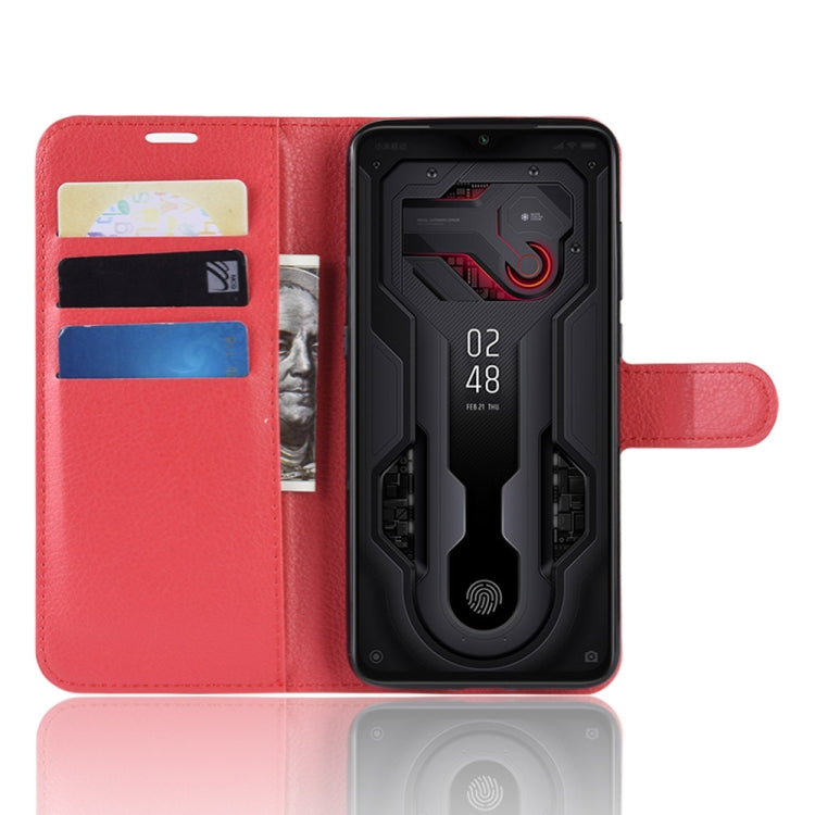 Litchi Texture Horizontal Flip Leather Case for Xiaomi Mi9, with Wallet & Holder & Card Slots