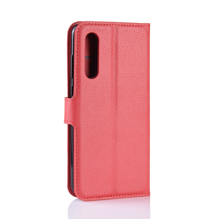 Litchi Texture Horizontal Flip Leather Case for Xiaomi Mi9, with Wallet & Holder & Card Slots