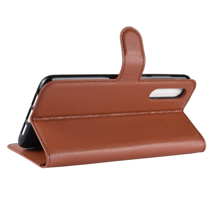 Litchi Texture Horizontal Flip Leather Case for Xiaomi Mi9, with Wallet & Holder & Card Slots