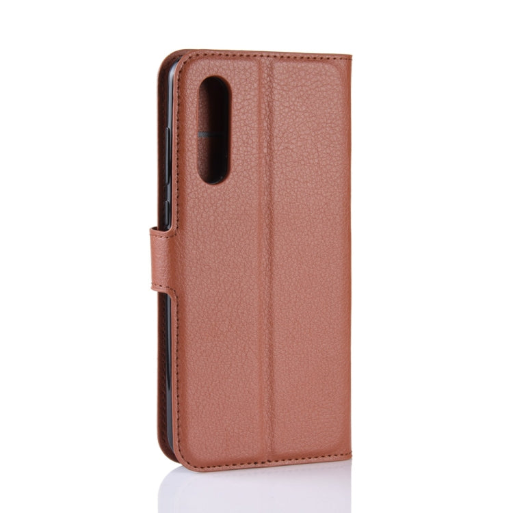 Litchi Texture Horizontal Flip Leather Case for Xiaomi Mi9, with Wallet & Holder & Card Slots