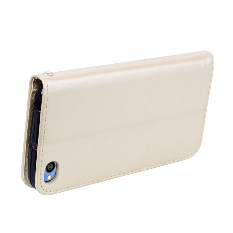 Rose Embossed Horizontal Flip PU Leather Case for Xiaomi Redmi Go, with Holder & Card Slots & Wallet