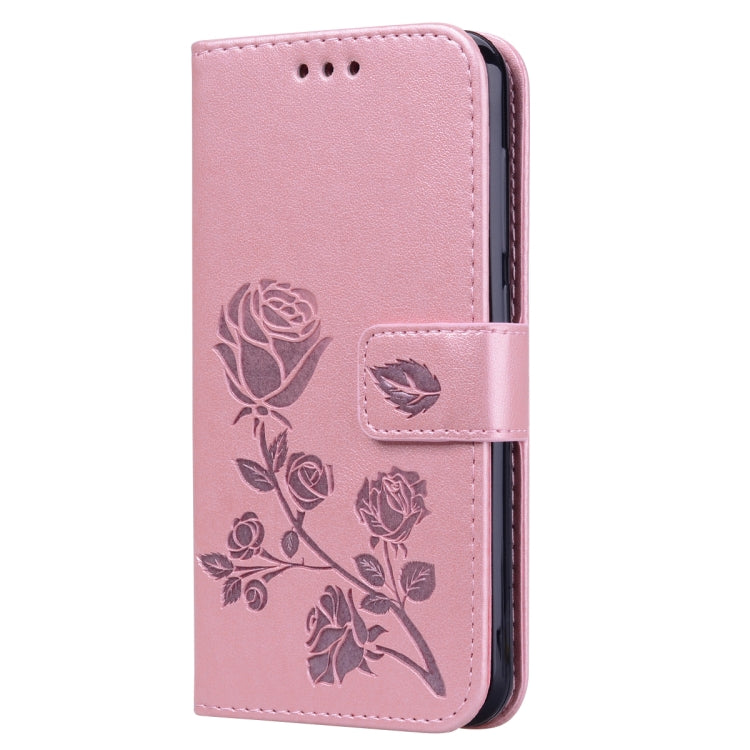 Rose Embossed Horizontal Flip PU Leather Case for Xiaomi Redmi Go, with Holder & Card Slots & Wallet