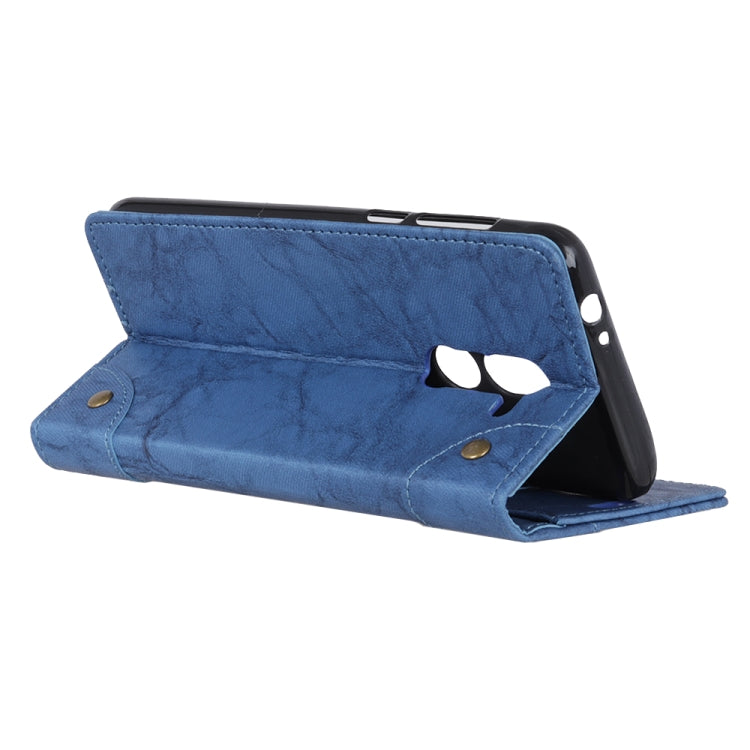 Copper Buckle Retro Crazy Horse Texture Horizontal Flip Leather Case for Xiaomi Pocophone F1, with Holder & Card Slots & Wallet