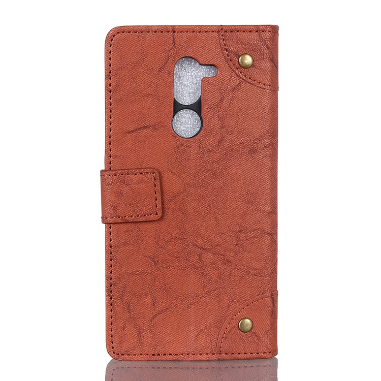 Copper Buckle Retro Crazy Horse Texture Horizontal Flip Leather Case for Xiaomi Pocophone F1, with Holder & Card Slots & Wallet