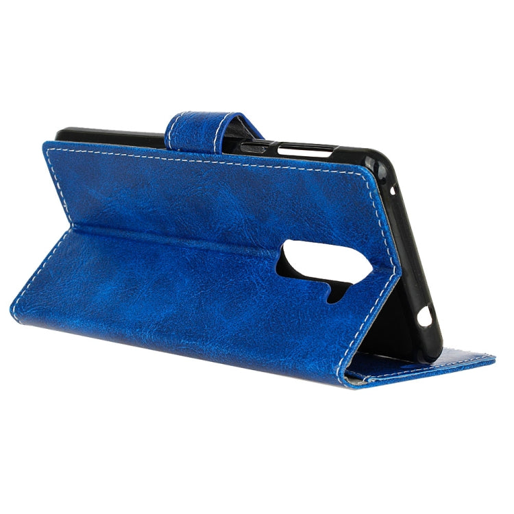 Retro Crazy Horse Texture Horizontal Flip Leather Case for Xiaomi Pocophone F1, with Holder & Card Slots & Wallet