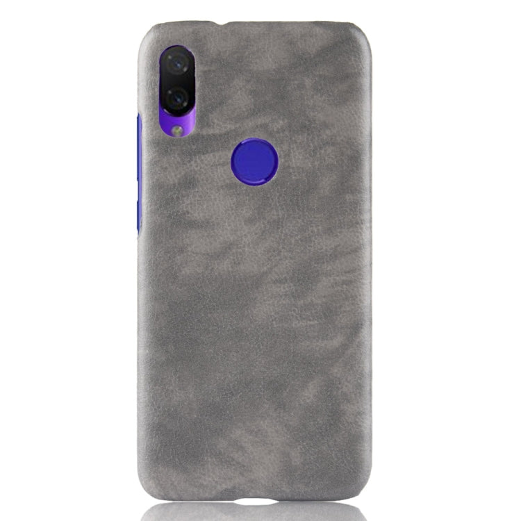 Shockproof Litchi Texture PC + PU Case for Xiaomi Redmi Note 7