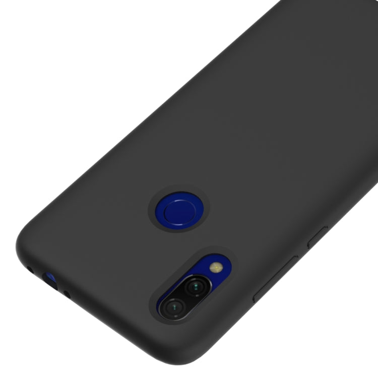 Solid Color Liquid Silicone Shockproof Full Coverage Case for Xiaomi Redmi 7