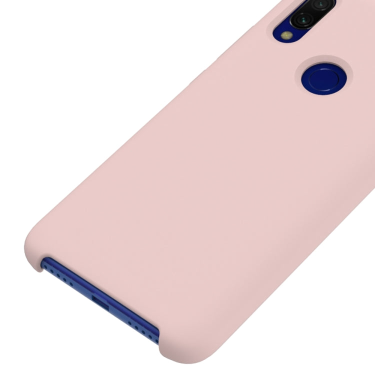 Solid Color Liquid Silicone Shockproof Full Coverage Case for Xiaomi Redmi 7