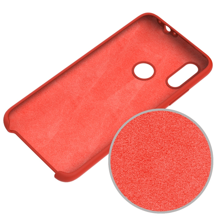 Solid Color Liquid Silicone Shockproof Full Coverage Case for Xiaomi Redmi 7