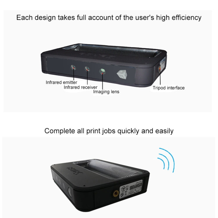 3D Systems Sense 2 Handheld 3D Scanner High Precision USB Connection for Design Research Crafts Processing Scan Items and Human