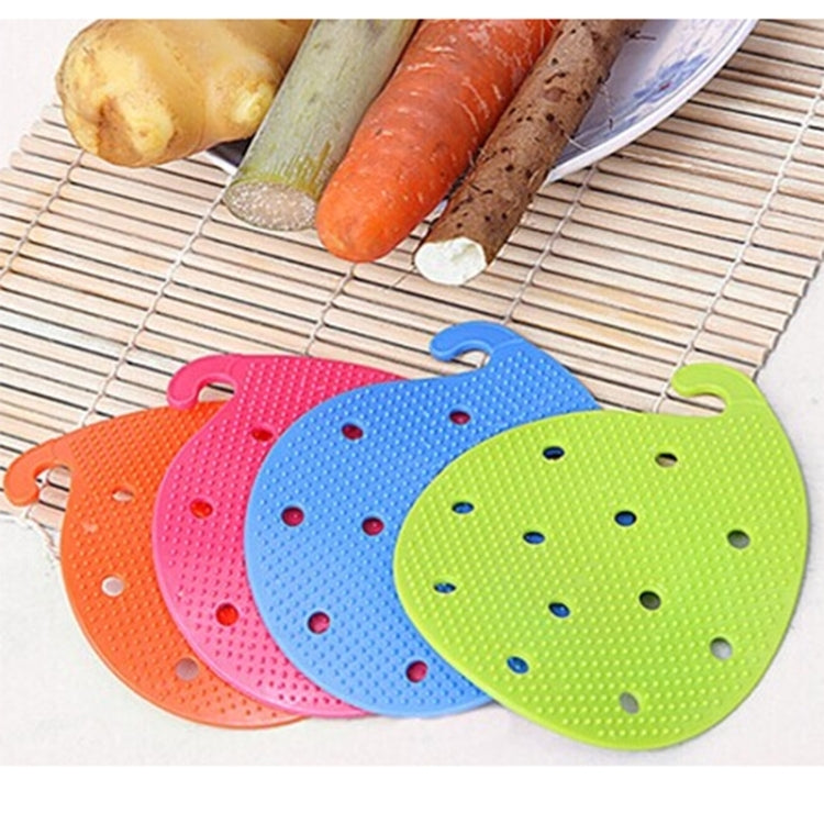 4 Pack Kitchen Vegetable Brush To Mud Random Color Delivery (Size: 11.5cm)