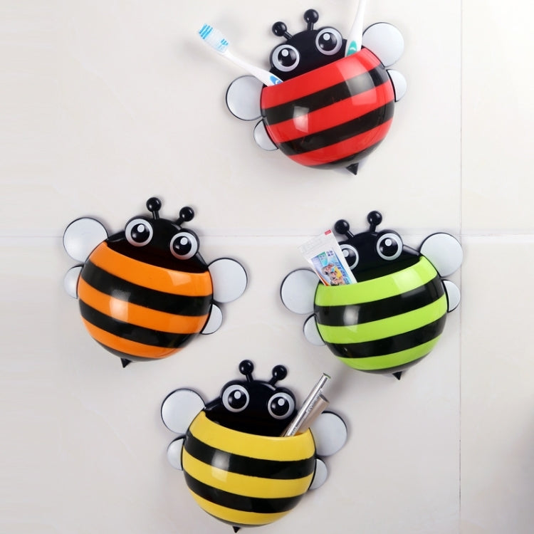 4 Pack Bee Sucker Toothbrush Holder Random Color Delivery