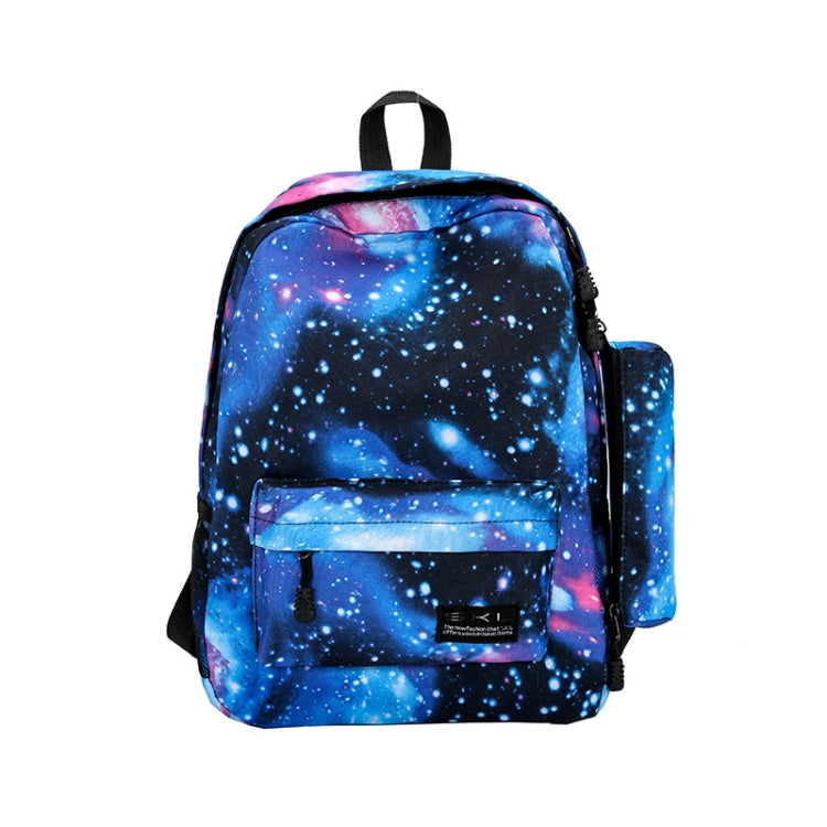 Star Sky Magic Student Bag Girls Backpack (Blue)